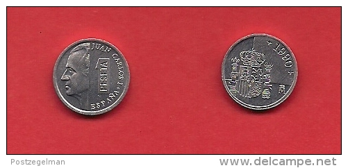 SPAIN 1989-1998, Circulated Coin, 1 Peseta, Juan Carlos, Aluminum,  Km832, C1741 - 1 Peseta
