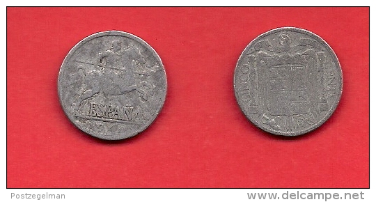 SPAIN 1983-84,circulated Coin, 5 Centimos, Aluminum, KM 765, C1747 - Andere & Zonder Classificatie