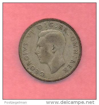 UK, 1940, Circulated Coin, 2 Shillings, .500 Silver KM855, C1759 - J. 1 Florin / 2 Shillings