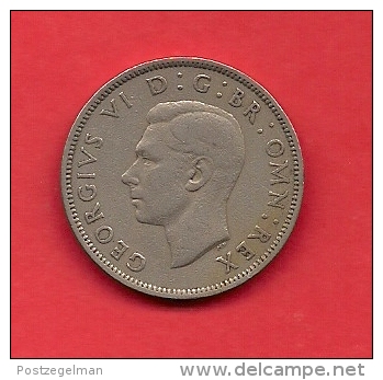 UK, 1949 Circulated Coin, 2 Shillings, .copper Niockel, C1760 - J. 1 Florin / 2 Shillings