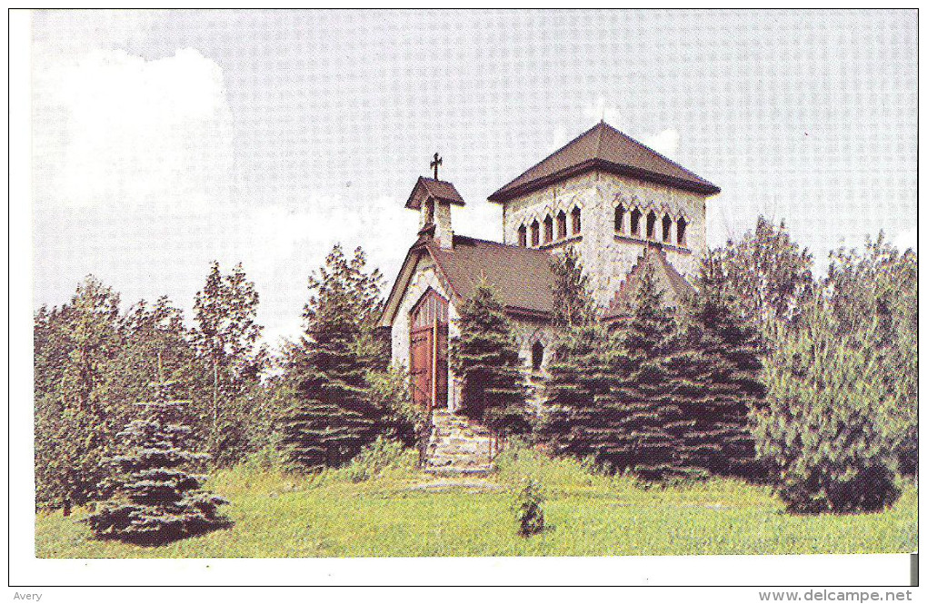 Abbaye Sainte-Benoit-du-Lac, Quebec  La Tour Saint-Benoit. Oratoire Erige En 1947 Format Reg. 3.5" X 5.5" - Other & Unclassified