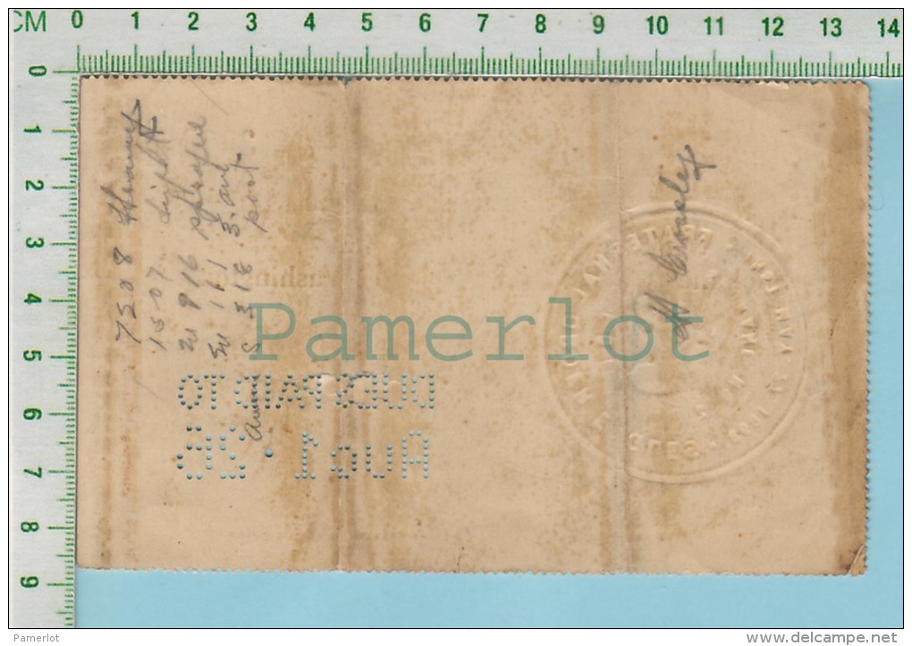 1925 Official Receipt Brotherhood ( Fraternal Order Of Eagles ) Perforated Date Of Receipt 2 Scan - Etats-Unis