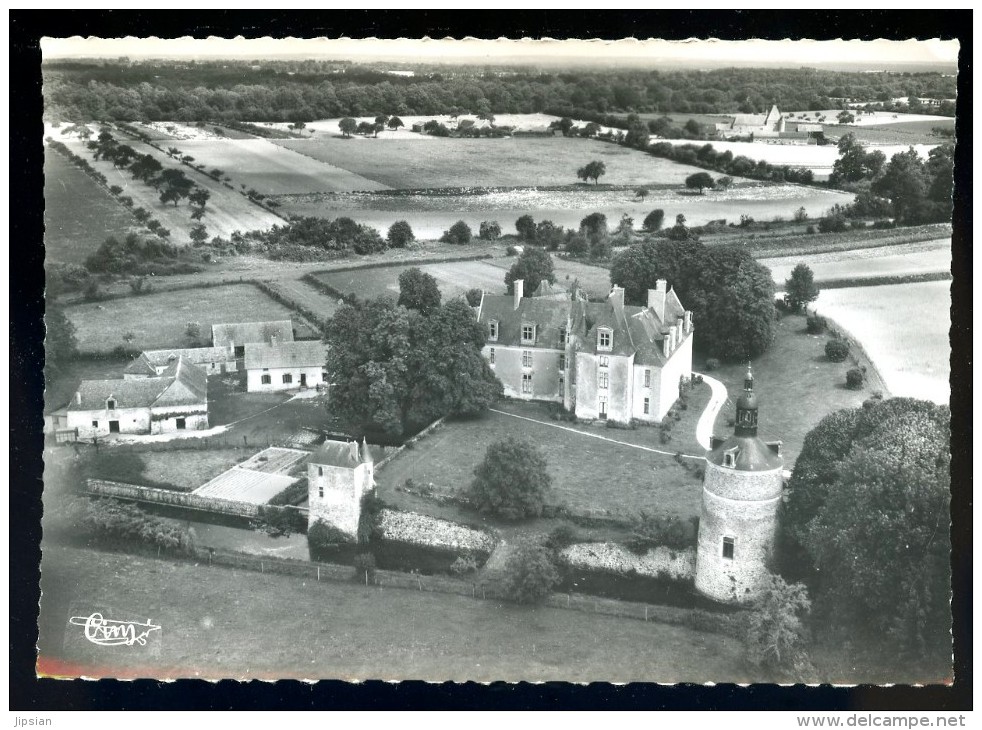 Cpsm Du 49 Echemiré  Vue Aérienne  Château De Mouline    FEV11 - Autres & Non Classés