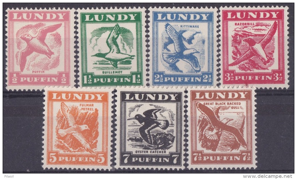 SI53D  Regno Unito LUNDY   PUFFIN Stamps Nuovi MLH - Francobolli Personalizzati