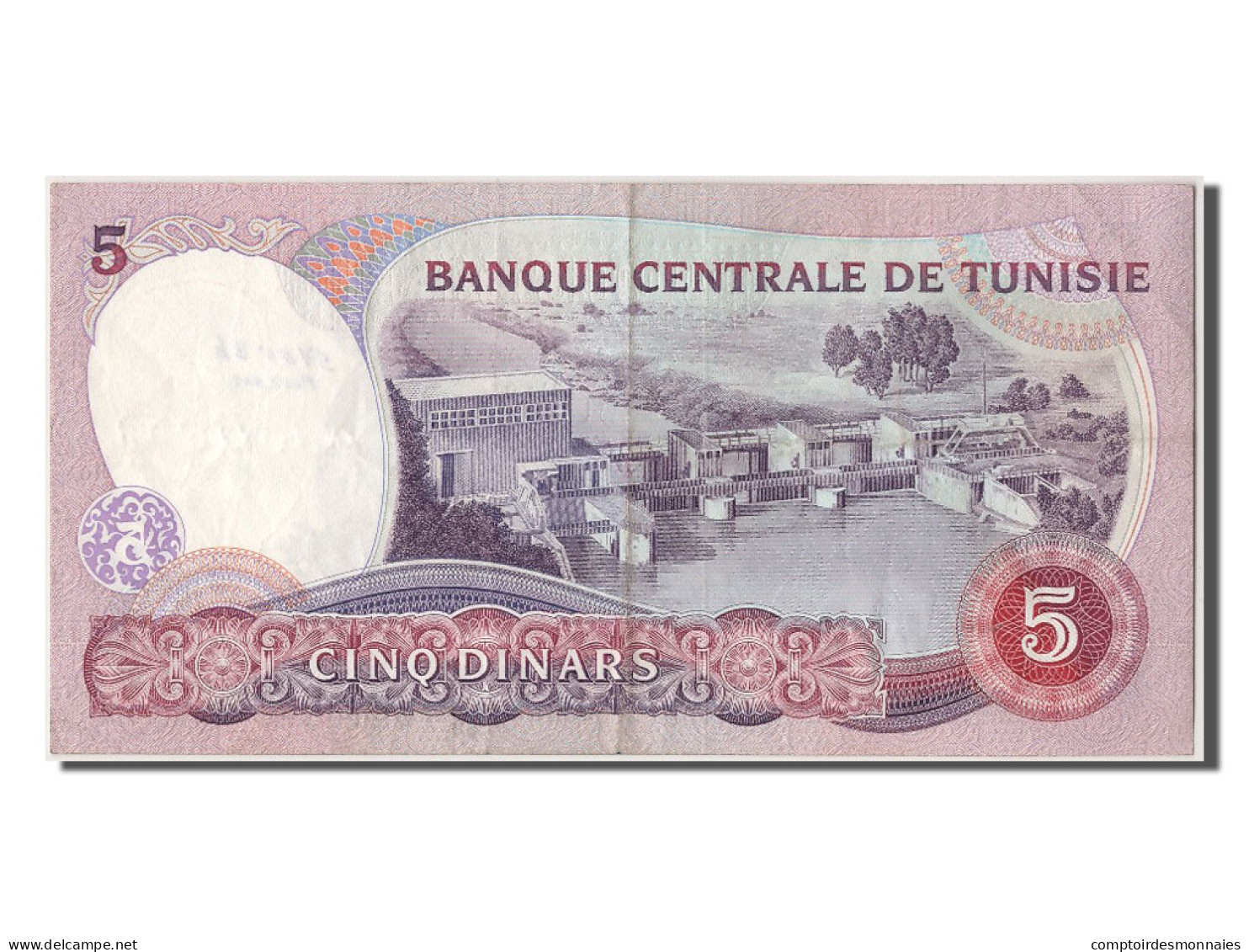 Billet, Tunisie, 5 Dinars, 1983, 1983-11-03, SUP - Tusesië