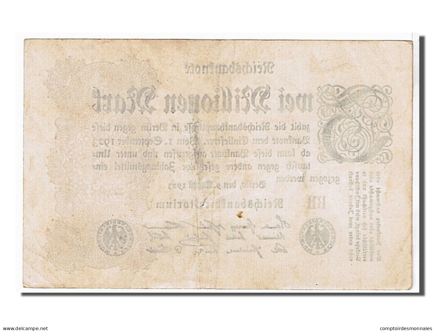 Billet, Allemagne, 2 Millionen Mark, 1923, KM:103, SUP - 2 Millionen Mark