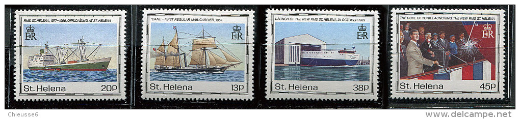 Ste Hélène ** N° 531 à 534 - Premier Voyage Du R.M.S."St-Héléna II" - Saint Helena Island