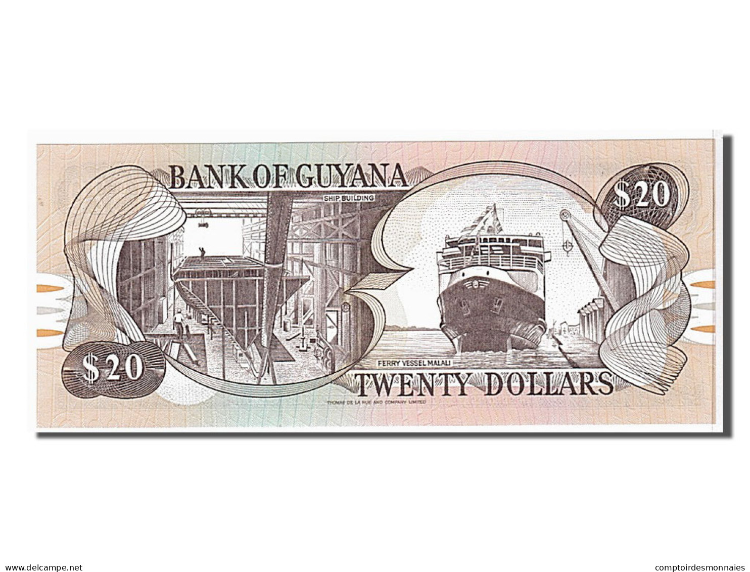 Billet, Guyana, 20 Dollars, 1966, NEUF - Guyana