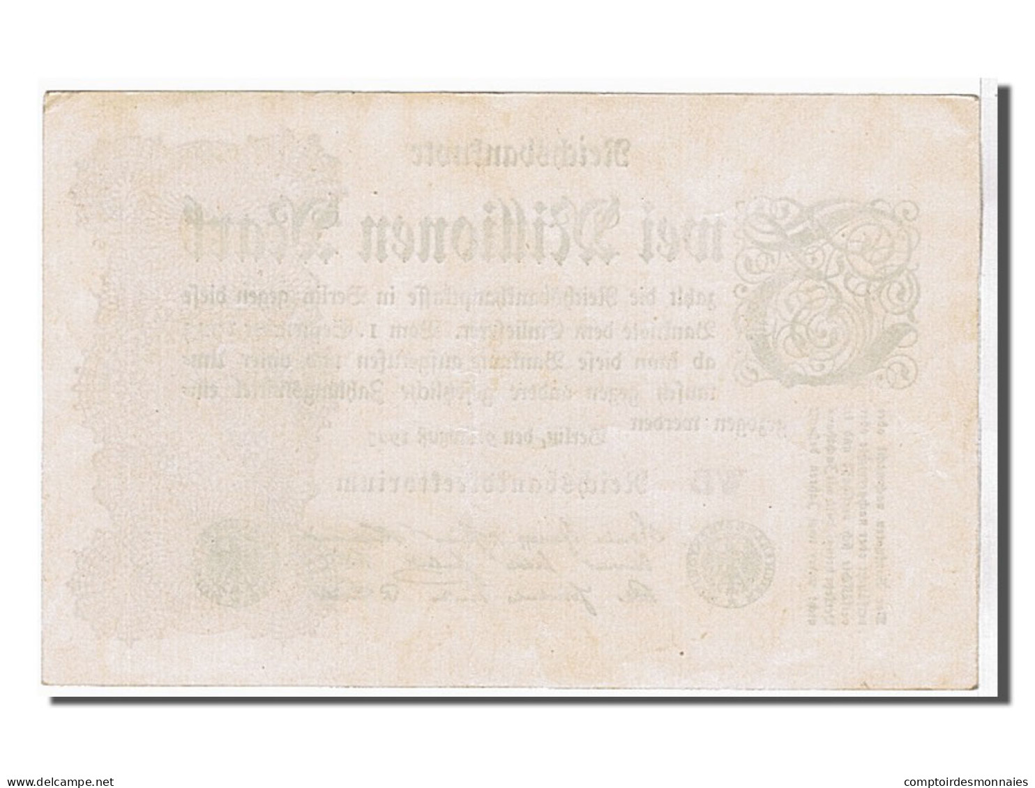 Billet, Allemagne, 2 Millionen Mark, 1923, SUP - 2 Mio. Mark