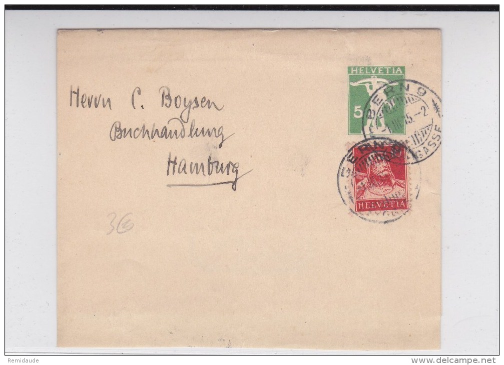 SUISSE - 1915 - BANDE JOURNAL ENTIER De BERN - Stamped Stationery