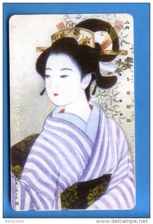 Japan Japon Télécarte  Telefonkarte   Geisha Geishas Frau Femme Girl Women Nr. 110 - 002 - Culture