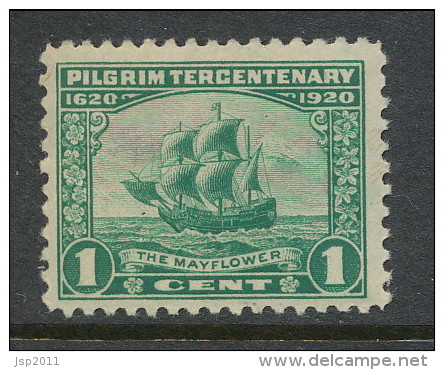 USA 1920 Scott 548. Pilgrim Tercentenary Issue, 1 C Green MNH (**) - Unused Stamps