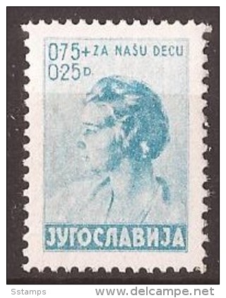 1936  322-25  JUGOSLAVIJA  KINDERHILFE KOENIGIN MARIJA   MNH - Nuevos