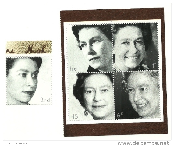 2002 - Gran Bretagna 2301/05 Regina Elisabetta II, - Unused Stamps