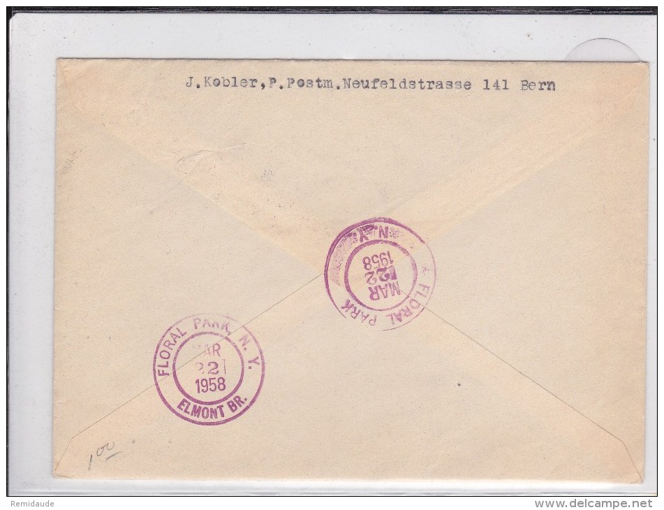 SUISSE - 1958 - ENVELOPPE RECOMMANDEE De BERN BRÜCKFELD - Storia Postale