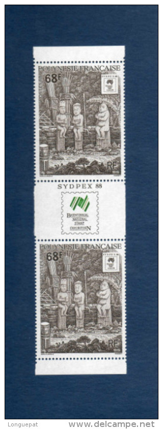 POLYNESIE Française : "Sydpex" - Cimetière De Noukhaiva - Exposition Philatélique-Bicentenaire De L'Australie - - Nuevos