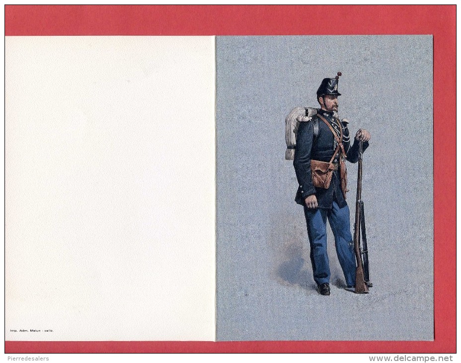 Gendarmerie C - Gendarme à Pied - (peut être Garde Républicain Vers 1850 ??) Fusil Shako équipement - Polizei