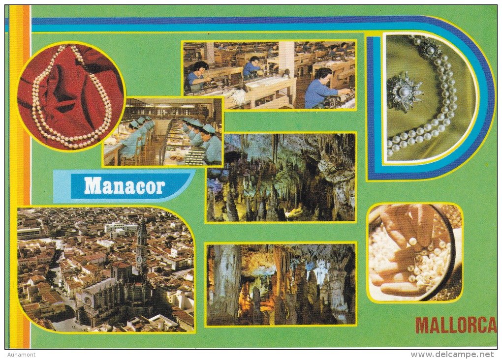 España--Mallorca--1981--Manacor--Artesanos De Perlas---Fechador-Palma-a, Aarschot, Belgica - Artesanal