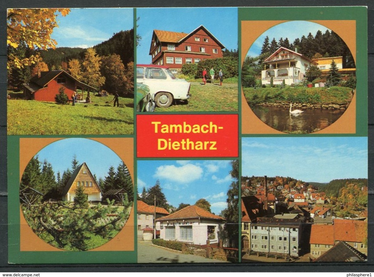 (2364) Tambach-Dietharz / Mehrbildkarte - Gel. 1987 - DDR - Bild Und Heimat - Tambach-Dietharz