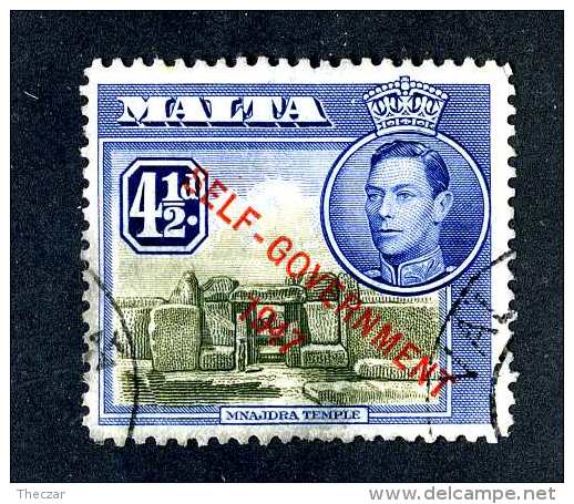 1124  Malta 1948  Scott #215  Used  Offers Welcome! - Malte (...-1964)