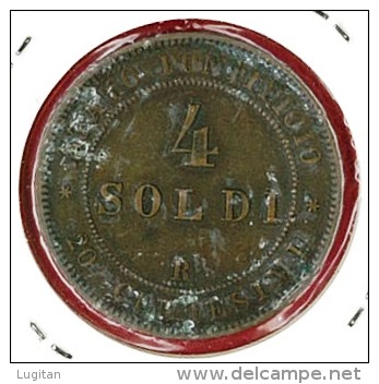 NUMISMATICA  - 4 Soldi 1868 Pio IX - SPL - Altri & Non Classificati