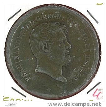 NUMISMATICA  - DIECI TORNESI - FERDINANDO II - 1858 - BB - Altri & Non Classificati