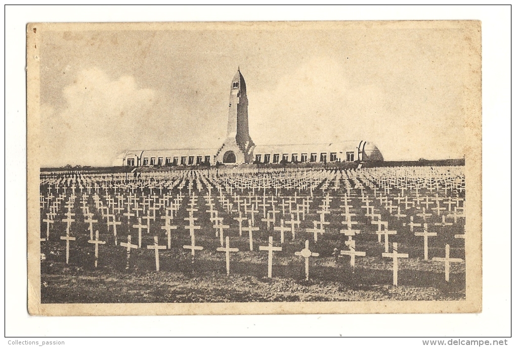 Cp, Militaria, Douaumont (55) - Cimetière National - Oorlogsbegraafplaatsen