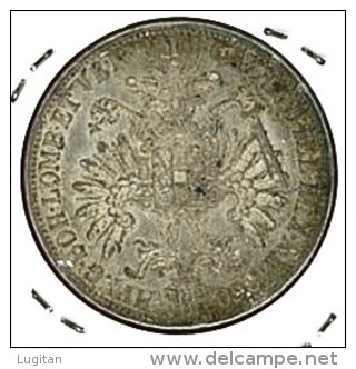 NUMISMATICA  - FRANCESCO GIUSEPPE - ANNO 1860 - IMPERO AUSTRO UNGARICO - 1  FIORINO - BB ++ - Altri & Non Classificati