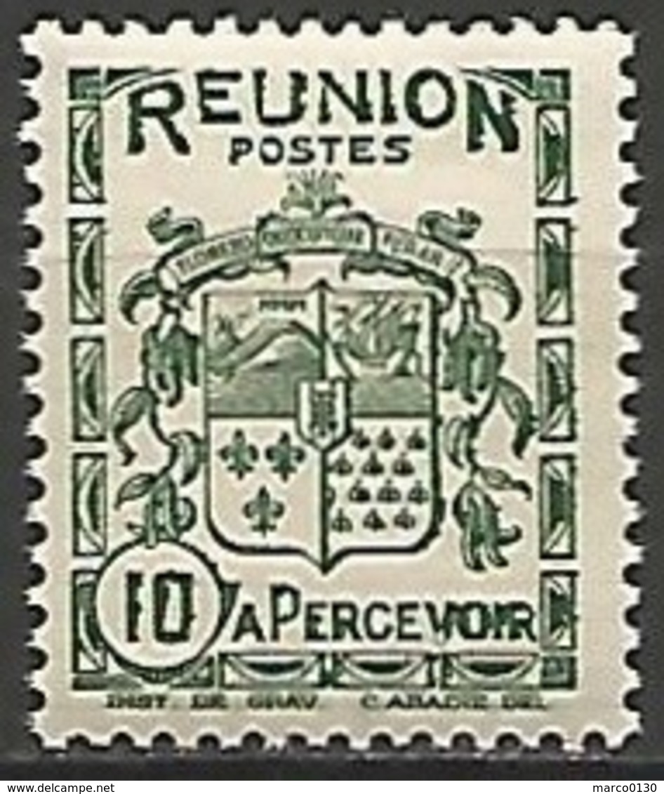 REUNION TAXE N°17 NEUF - Timbres-taxe