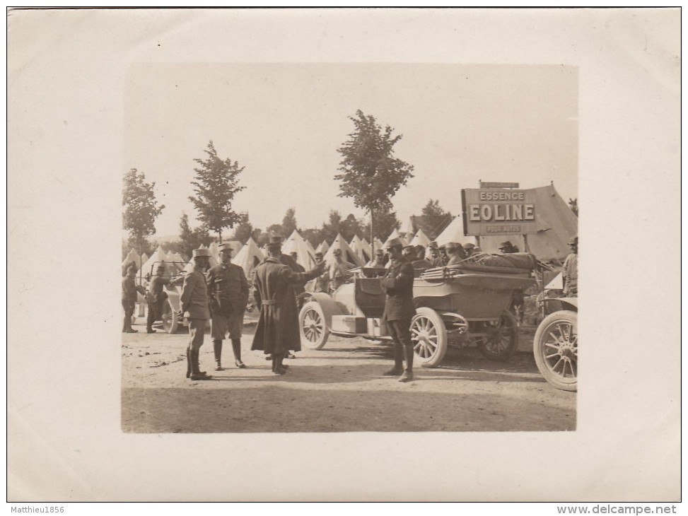 Photo Originale 1915 ABBEVILLE - Le Camp Anglais, Automobile (A56, Ww1, Wk1) - Abbeville