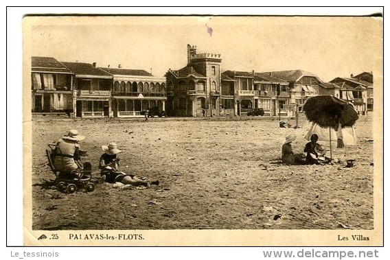 PALAVAS-les-FLOTS (34) - La Plage Avec Les Villas - Palavas Les Flots