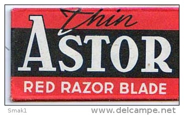 RAZOR BLADE RASIERKLINGE ASTOR THIN RED RAZOR BLADE - Razor Blades