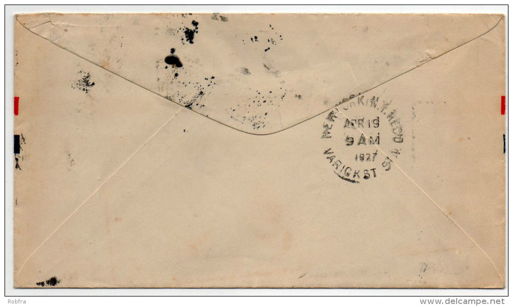 Etats-Unis – Air Mail – Chicago Marburg (Allemagne)- 1927 - 1c. 1918-1940 Lettres
