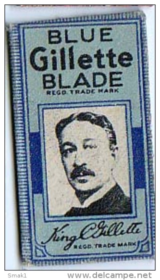 RAZOR BLADE RASIERKLINGE BLUE GILLETTE RAZOR BLADE - Hojas De Afeitar