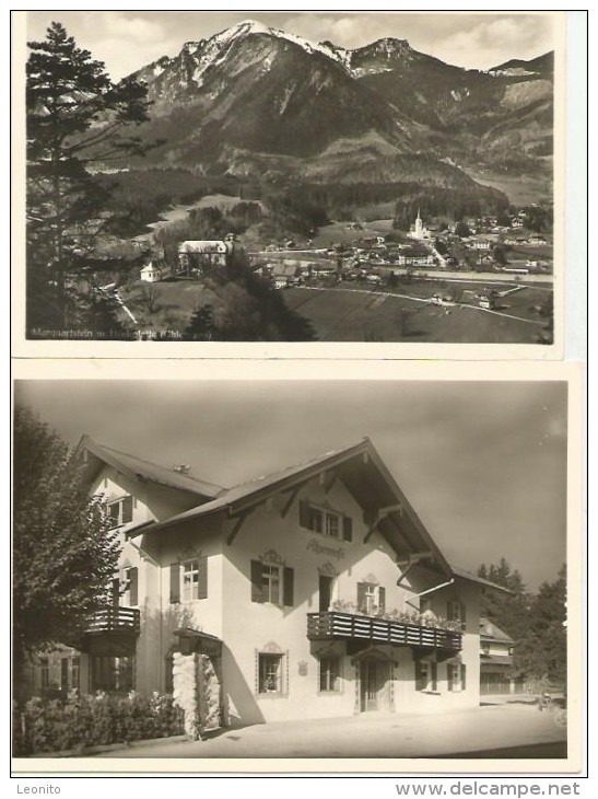 MARQUARTSTEIN Chiemgau Gasthof ALPENROSE St. Petrusstube Bayern Traunstein 2 Karten - Traunstein