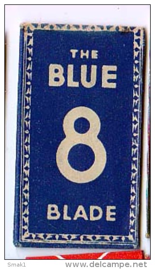 RAZOR BLADE RASIERKLINGE BLUE 8 BLADE  0,08 M/m - Rasierklingen