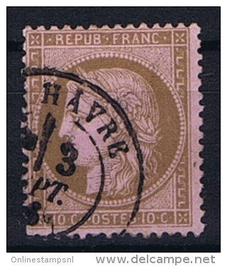 France Yv. Nr 58 Obl/used - 1871-1875 Ceres