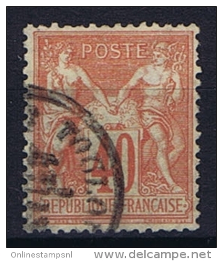 France Yv. Nr 70 Obl/used Type I - 1876-1878 Sage (Type I)