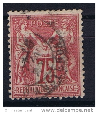 France Yv. Nr 71 Obl/used Type I - 1876-1878 Sage (Type I)