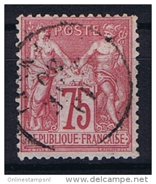 France Yv. Nr 71 Obl/used Type I - 1876-1878 Sage (Type I)