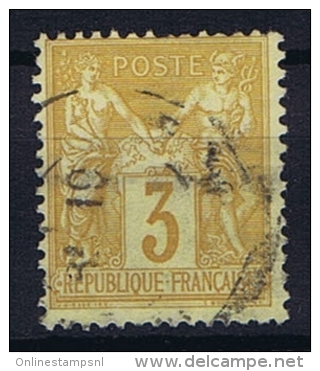 France Yv. Nr 86 Obl/used Type II - 1876-1898 Sage (Tipo II)