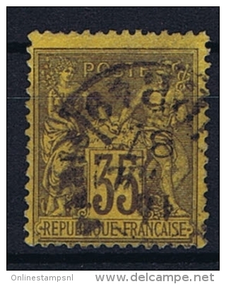 France Yv. Nr 93 Obl/used Type II - 1876-1898 Sage (Tipo II)