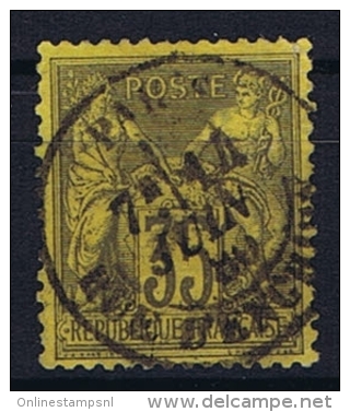 France Yv. Nr 93 Obl/used Type II - 1876-1898 Sage (Tipo II)