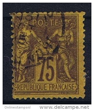 France Yv. Nr 99 Obl/used Type II - 1876-1898 Sage (Tipo II)