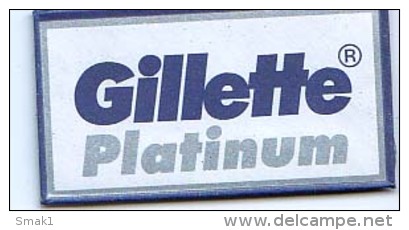 RAZOR BLADE RASIERKLINGE GILETTE PLATINUM - Lames De Rasoir