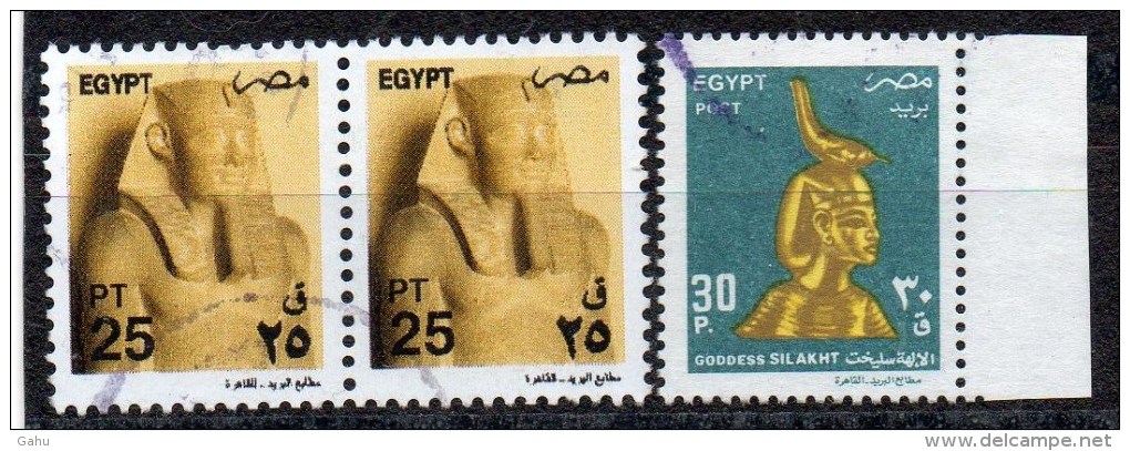 Egypte ; 2002 ; N°Y : ;    Ob,  ; " Sésotris Et Silakht  " Cote Y:  0.50  E. - Usados