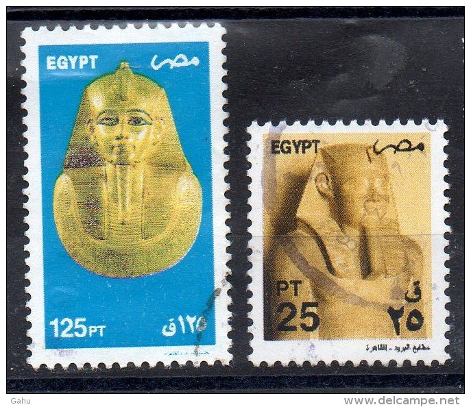 Egypte ; 2002 ; N°Y  1733-1728: ;   Ob,  ; " Psousennes Et Sésotris  " Cote Y:  0.80  E. - Usados