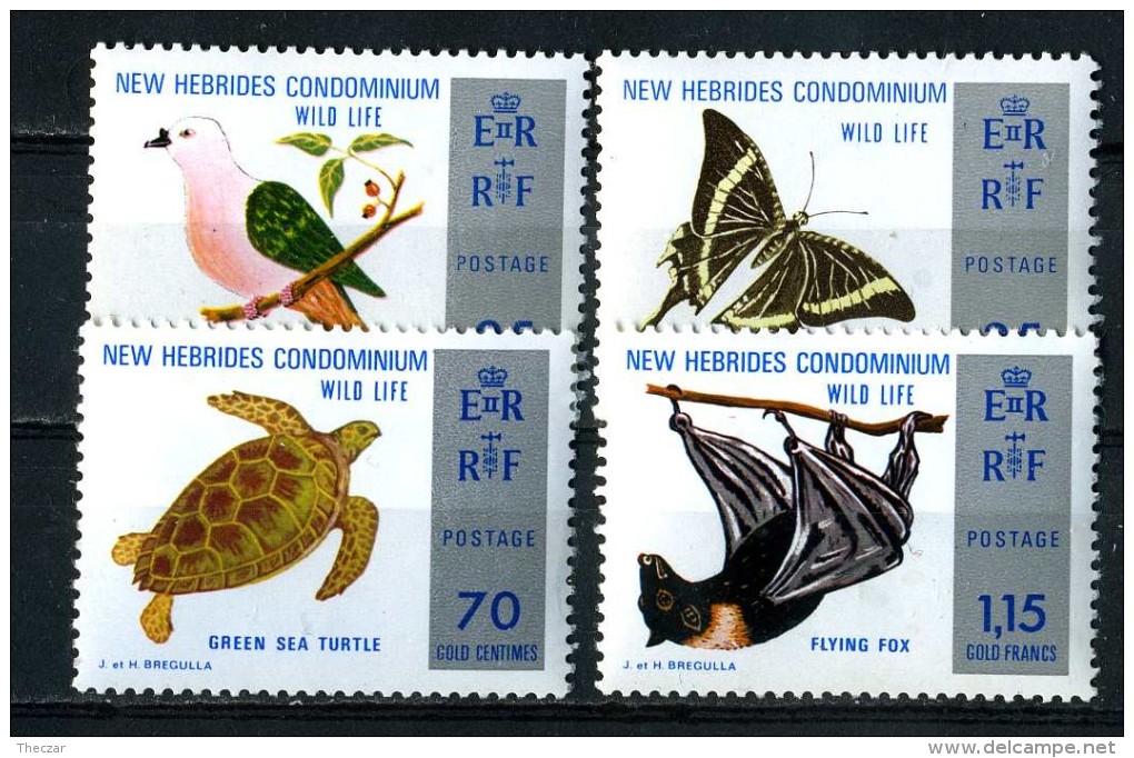 1166  New Hebrides  1974  Scott #183-86  M*  Offers Welcome! - Unused Stamps