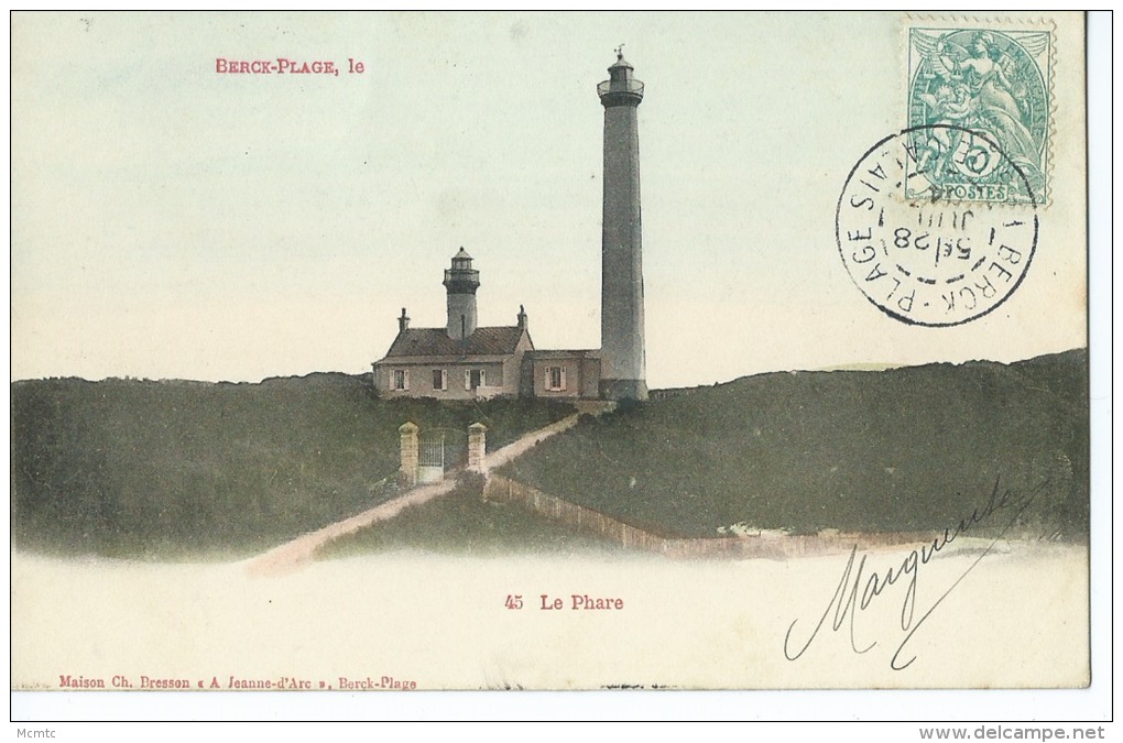 CPA- Berck-Plage : Le Phare - Berck