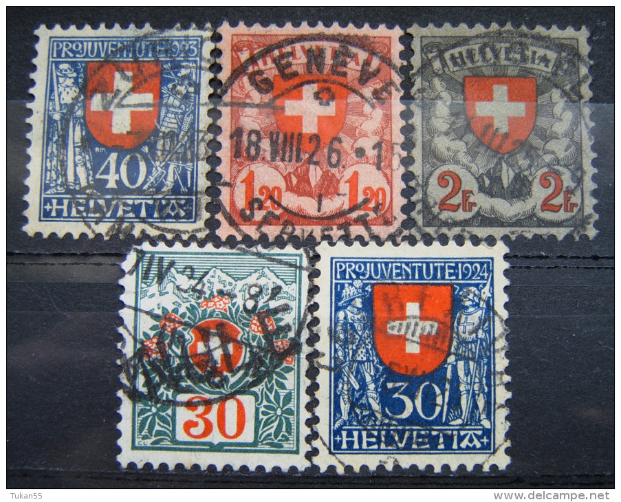 Alte Marken Schweiz Ab 1923                                (X53) - Gebraucht